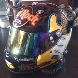 Frankie Muniz's Hard Rock Hotel Helmet