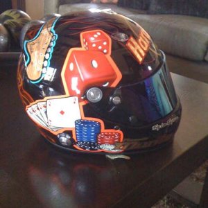 Frankie Muniz's Hard Rock Hotel Helmet