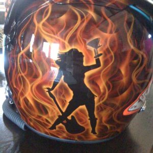 Frankie Muniz's Hard Rock Hotel Helmet