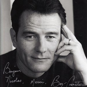 Autographed official Bryan Cranston portrait
