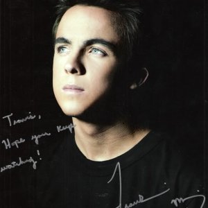 Autographed official Frankie Muniz portrait