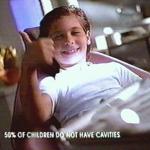 Justin Berfield in early Colgate commercial