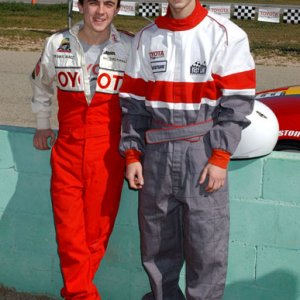 Toyota Pro/Celebrity Race Driver Training: Frankie Muniz, Justin Berfield