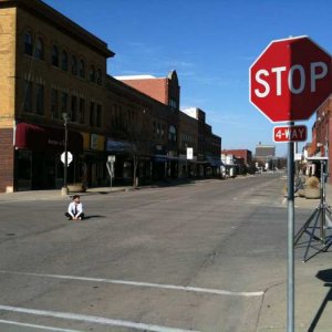 Chris Masterson on set of Impulse
