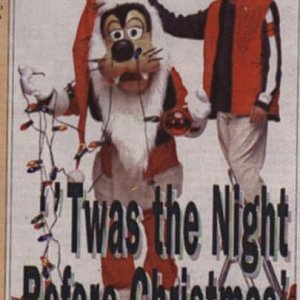 From Disneyland, Frankie tracked Santa Claus' route on the west coast
