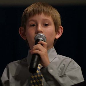 Erik at the WAVM Radio Youth Achievement Award Banquet (2001)