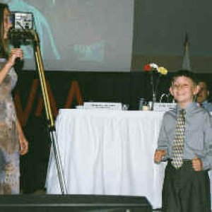 Erik at the WAVM Radio Youth Achievement Award Banquet (2001)
