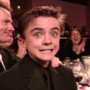 Bryan Cranston, Frankie Muniz at the Golden Globe Awards (2001)