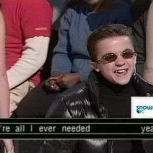 Frankie Muniz on MTV's Celebrity Say What? Karaoke, 2001