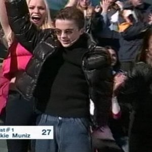 Frankie Muniz on MTV's Celebrity Say What? Karaoke, 2001