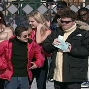 Frankie Muniz on MTV's Celebrity Say What? Karaoke, 2001
