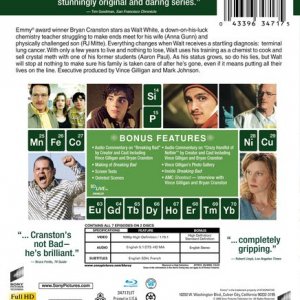 Breaking Bad - Season 1 - Blu-ray - Back