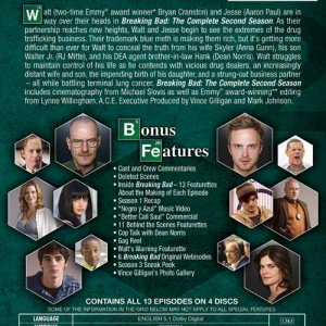 Breaking Bad - Season 2 - DVD - Back