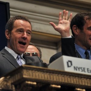 Bryan Cranston Rings the NYSE Opening Bell