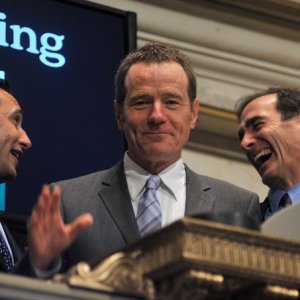 Bryan Cranston Rings the NYSE Opening Bell