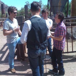 Frankie Muniz and Hanson at Greasewood Flat, Arizona