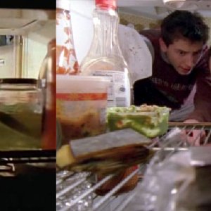 Fridge from behind shot in 'Parker Lewis Can't Lose' (1990)