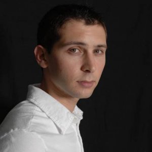 Justin Berfield black backdrop