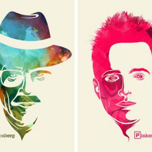 Bryan Cranston and Aaron Paul in 'Breaking Bad' by Adam Sidwell