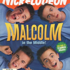 Frankie Muniz feature and cover in 'Nickelodeon' magazine, May 2000