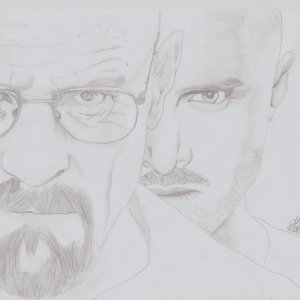 Bryan Cranston and Aaron Paul in 'Breaking Bad' by Matheus F P Alves