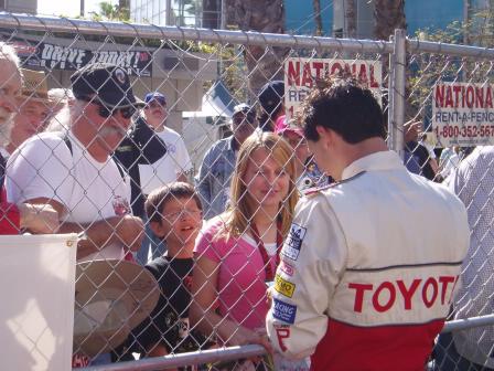 29th Annual Toyota Pro/Celebrity Race - Race Day: Justin Berfield