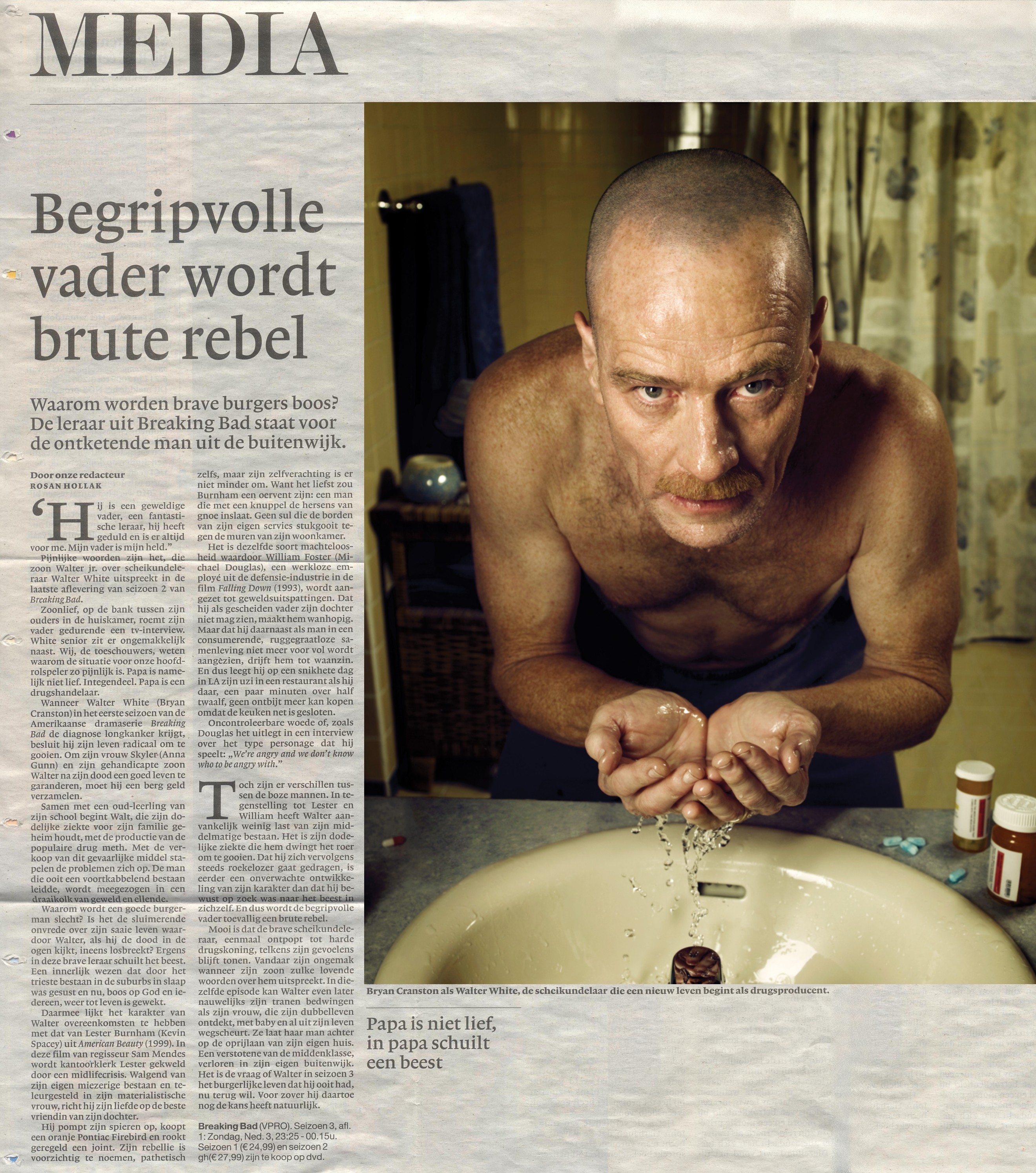 Breaking Bad review, Dutch NRC newspaper, February 2, 2013