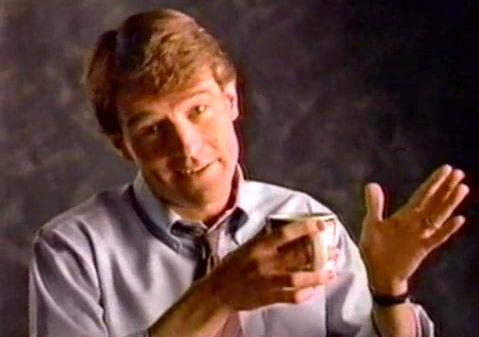 Bryan Cranston in Carnation Coffee-mate commercial (1988)