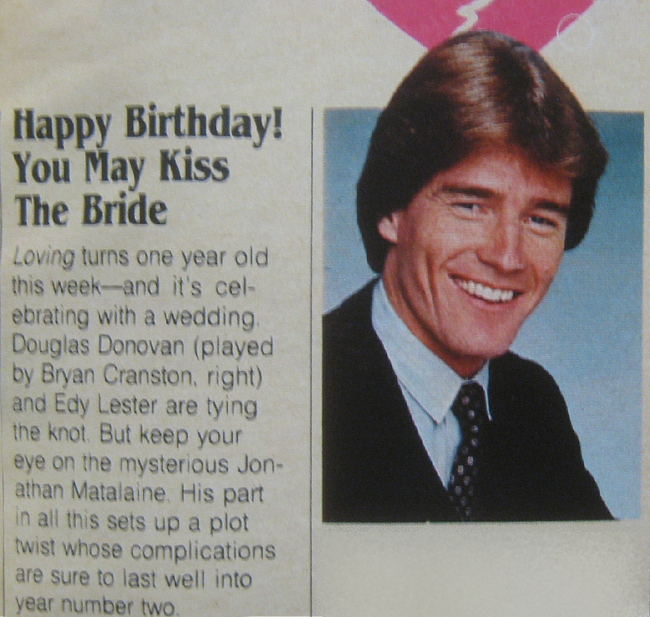 Bryan Cranston in TV series 'Loving' (1984)