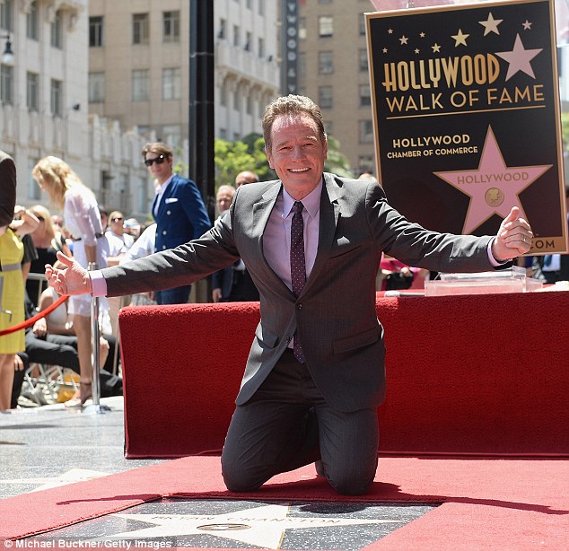 Bryan Cranston receives Hollywood Walk of Fame star