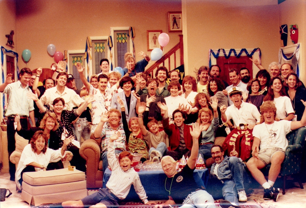 Cast and crew of 'Clarissa Explains It All', around 1991