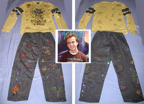 Clothes Off Our Back auction items: 'bedazzled' pajamas