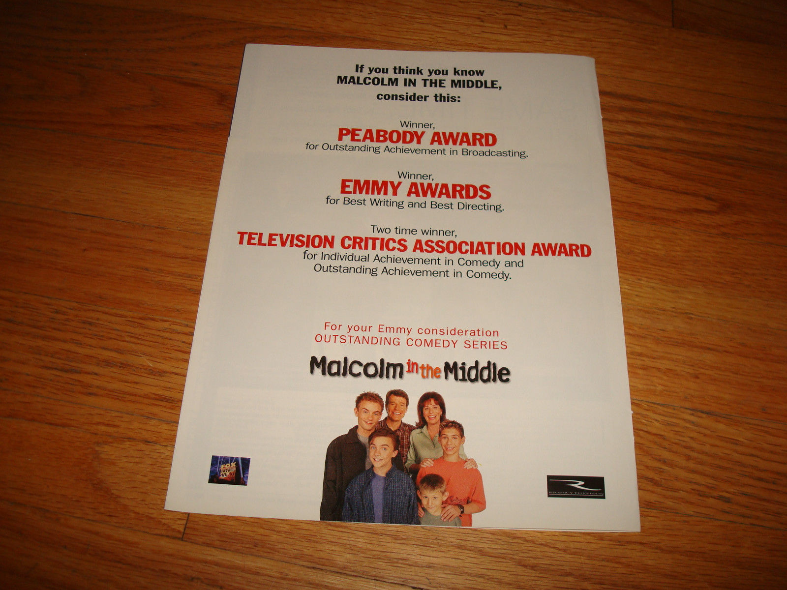 Emmy Awards promotional materials