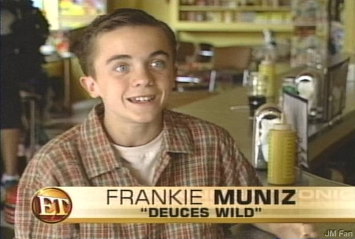 Entertainment Tonight interviews Frankie on the 'Deuces Wild' set