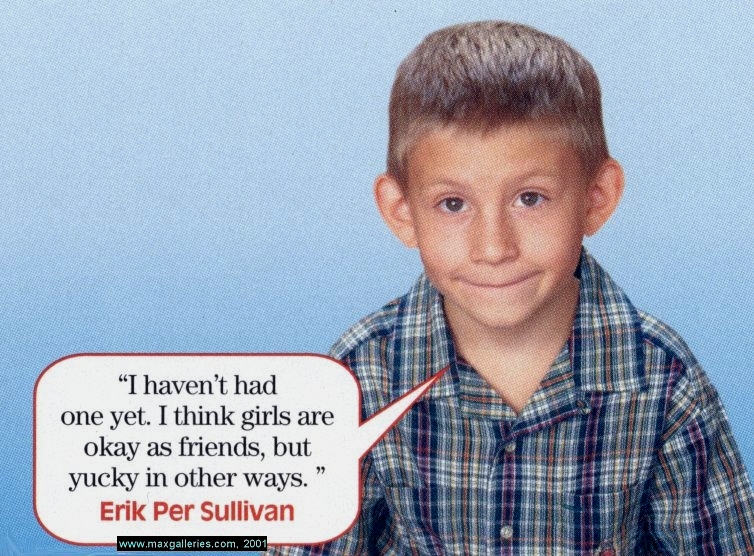 Erik about 'girlfriends'. &quot;Bop&quot; magazine, February 2001