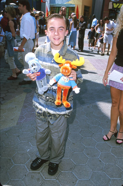Frankie at 'The Adventures of Rocky &amp; Bullwinkle' premiere, June 2000