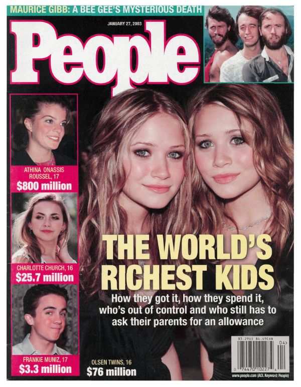 Frankie Muniz, &quot;People&quot; magazine, January 27, 2003