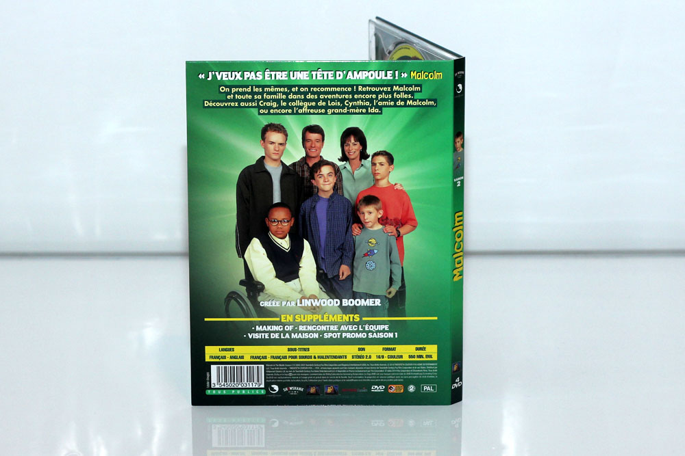 French Season 2 DVD sleeve - back
