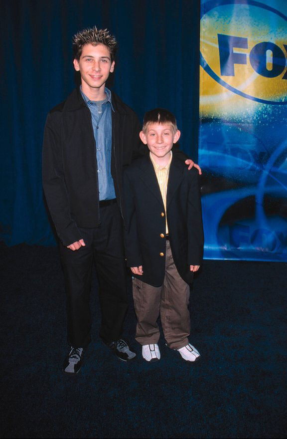 Justin Berfield and Erik Per Sullivan at Fox 2002-2003 Upfront Party