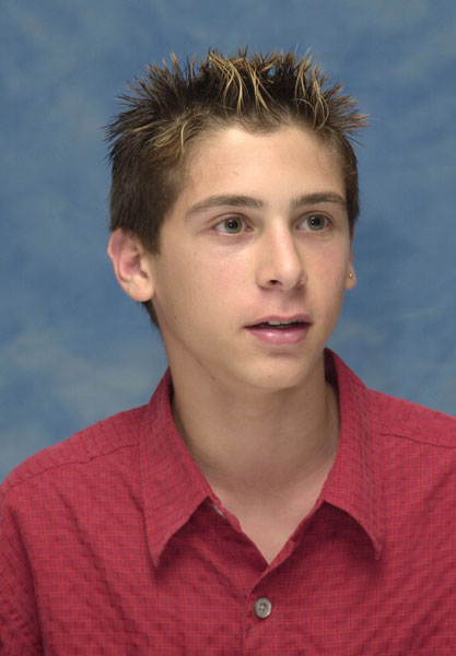 Justin Berfield at 2001 Press Conference