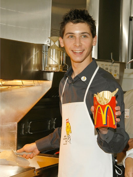 Justin Berfield at 2003 McDonald's World Children's Day