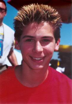Justin Berfield at Shaquille O'Neal's Shaqtacular event, September 15, 2001