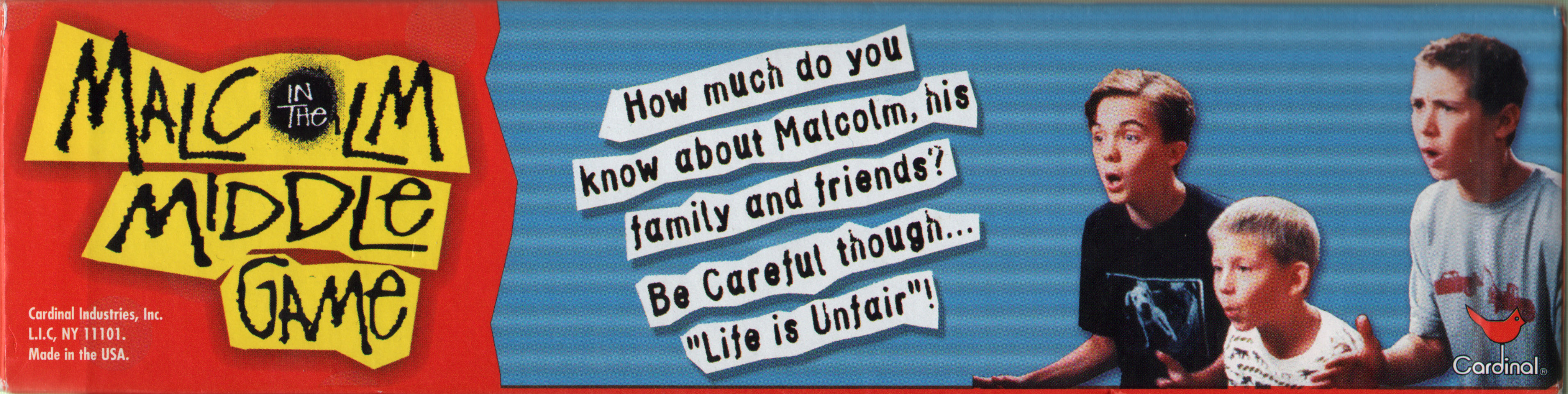 Malcolm in Middle Board Game - Side 2