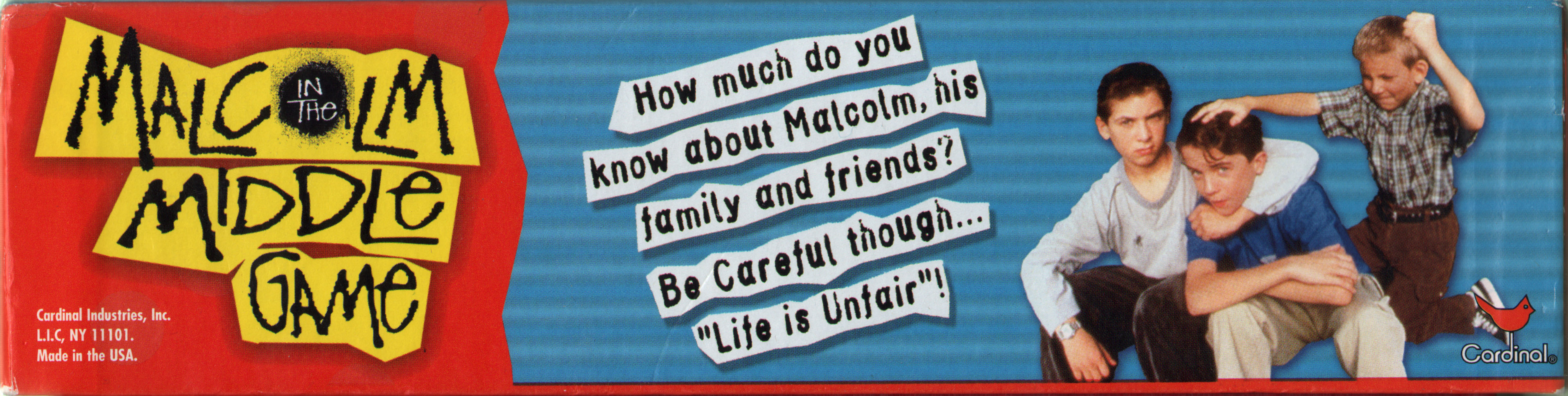 Malcolm in Middle Board Game - Side 3