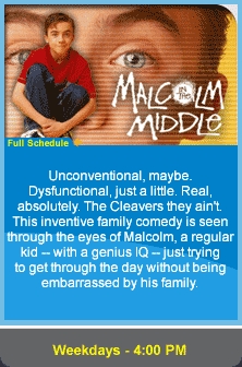 Malcolm in the Middle KEJB TV channel advertisement