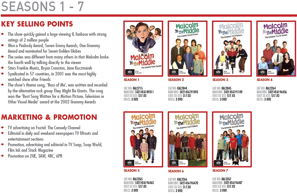 Shock Entertainment Australian DVD promotion, 2013