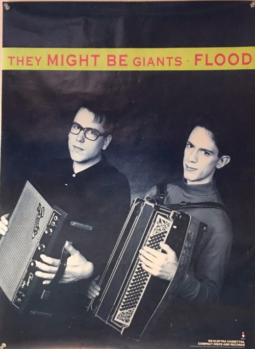 'They Might Be Giants' poster for their album 'Flood'