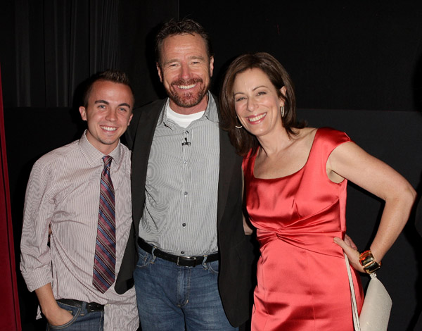 Frankie, Jane and Bryan at Salute to TV Dads