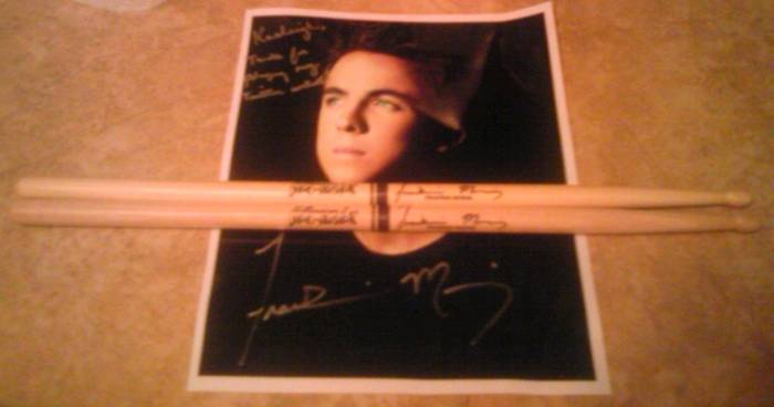 Frankie Muniz's drumsticks