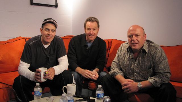 Bryan Cranston, Dean Norris and Adam Carolla